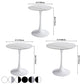 Modern Round Dining Table Sintered Stone Dining Table with Tulip Base for Home Kitchen Dinner Clearhalo ' dining_table' 'Dining Tables & Seating' 'Dining Tables' 'furn' 'furn_dining_table' 'Furniture' 'furniture_dining_table' 'Kitchen & Dining Furniture' 'kitchen&dining_furn' 'kitchen' 'kitchen_dining_table' 3662402