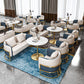 Sintered Stone Modern Style Dining Table Round White Table with Tulip Base Clearhalo ' dining_table' 'Dining Tables & Seating' 'Dining Tables' 'furn' 'furn_dining_table' 'Furniture' 'furniture_dining_table' 'Kitchen & Dining Furniture' 'kitchen&dining_furn' 'kitchen' 'kitchen_dining_table' 3662415