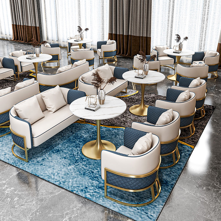 Sintered Stone Modern Style Dining Table Round White Table with Tulip Base Clearhalo ' dining_table' 'Dining Tables & Seating' 'Dining Tables' 'furn' 'furn_dining_table' 'Furniture' 'furniture_dining_table' 'Kitchen & Dining Furniture' 'kitchen&dining_furn' 'kitchen' 'kitchen_dining_table' 3662415