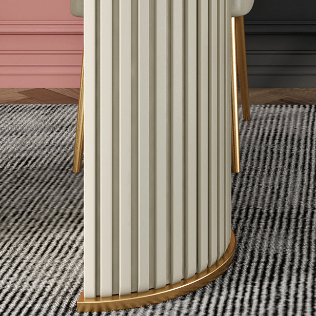 Metal Contemporary Free Form Indoor Table Sintered Stone Table for Dining Room and Kitchen Clearhalo ' dining_table' 'Dining Tables & Seating' 'Dining Tables' 'furn' 'furn_dining_table' 'Furniture' 'furniture_dining_table' 'Kitchen & Dining Furniture' 'kitchen&dining_furn' 'kitchen' 'kitchen_dining_table' 3662442