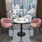 Tulip Base Table Simplicity Stone Dining Table Round for Dining Room Home Clearhalo ' dining_table' 'Dining Tables & Seating' 'Dining Tables' 'furn' 'furn_dining_table' 'Furniture' 'furniture_dining_table' 'Kitchen & Dining Furniture' 'kitchen&dining_furn' 'kitchen' 'kitchen_dining_table' 3662464