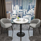 Tulip Base Table Simplicity Stone Dining Table Round for Dining Room Home Clearhalo ' dining_table' 'Dining Tables & Seating' 'Dining Tables' 'furn' 'furn_dining_table' 'Furniture' 'furniture_dining_table' 'Kitchen & Dining Furniture' 'kitchen&dining_furn' 'kitchen' 'kitchen_dining_table' 3662465