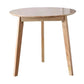 Round Shape 4 Legs Modern Dining Table Wood Color Fixed Table of Solid Wood Natural Without Chairs Clearhalo ' dining_table' 'Dining Tables & Seating' 'Dining Tables' 'furn' 'furn_dining_table' 'Furniture' 'furniture_dining_table' 'Kitchen & Dining Furniture' 'kitchen&dining_furn' 'kitchen' 'kitchen_dining_table' 3662493