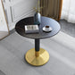 Modern Round Dining Table Sintered Stone Dining Table with Tulip Base for Dining Room Clearhalo ' dining_table' 'Dining Tables & Seating' 'Dining Tables' 'furn' 'furn_dining_table' 'Furniture' 'furniture_dining_table' 'Kitchen & Dining Furniture' 'kitchen&dining_furn' 'kitchen' 'kitchen_dining_table' 3662506