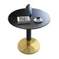 Modern Round Dining Table Sintered Stone Dining Table with Tulip Base for Dining Room Black Gold Clearhalo ' dining_table' 'Dining Tables & Seating' 'Dining Tables' 'furn' 'furn_dining_table' 'Furniture' 'furniture_dining_table' 'Kitchen & Dining Furniture' 'kitchen&dining_furn' 'kitchen' 'kitchen_dining_table' 3662507
