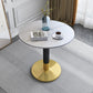Modern Round Dining Table Sintered Stone Dining Table with Tulip Base for Dining Room Clearhalo ' dining_table' 'Dining Tables & Seating' 'Dining Tables' 'furn' 'furn_dining_table' 'Furniture' 'furniture_dining_table' 'Kitchen & Dining Furniture' 'kitchen&dining_furn' 'kitchen' 'kitchen_dining_table' 3662510