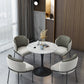 Round Stone Dining Table Simplicity Dining Room Collection with Tulip Base Clearhalo ' dining_table' 'Dining Tables & Seating' 'Dining Tables' 'furn' 'furn_dining_table' 'Furniture' 'furniture_dining_table' 'Kitchen & Dining Furniture' 'kitchen&dining_furn' 'kitchen' 'kitchen_dining_table' 3662519