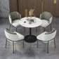 Round Stone Dining Table Simplicity Dining Room Collection with Tulip Base Clearhalo ' dining_table' 'Dining Tables & Seating' 'Dining Tables' 'furn' 'furn_dining_table' 'Furniture' 'furniture_dining_table' 'Kitchen & Dining Furniture' 'kitchen&dining_furn' 'kitchen' 'kitchen_dining_table' 3662526