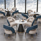 Stone Dining Site Table Contemporary Round Dining Table for Kitchen Home Clearhalo ' dining_table' 'Dining Tables & Seating' 'Dining Tables' 'furn' 'furn_dining_table' 'Furniture' 'furniture_dining_table' 'Kitchen & Dining Furniture' 'kitchen&dining_furn' 'kitchen' 'kitchen_dining_table' 3662563