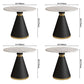 Stone Dining Site Table Contemporary Round Dining Table for Kitchen Home Clearhalo ' dining_table' 'Dining Tables & Seating' 'Dining Tables' 'furn' 'furn_dining_table' 'Furniture' 'furniture_dining_table' 'Kitchen & Dining Furniture' 'kitchen&dining_furn' 'kitchen' 'kitchen_dining_table' 3662567