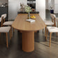 Solid Wood Contemporary Free Form Dining Table Wood Top Table for Dining Room and Kitchen Clearhalo ' dining_table' 'Dining Tables & Seating' 'Dining Tables' 'furn' 'furn_dining_table' 'Furniture' 'furniture_dining_table' 'Kitchen & Dining Furniture' 'kitchen&dining_furn' 'kitchen' 'kitchen_dining_table' 3662575