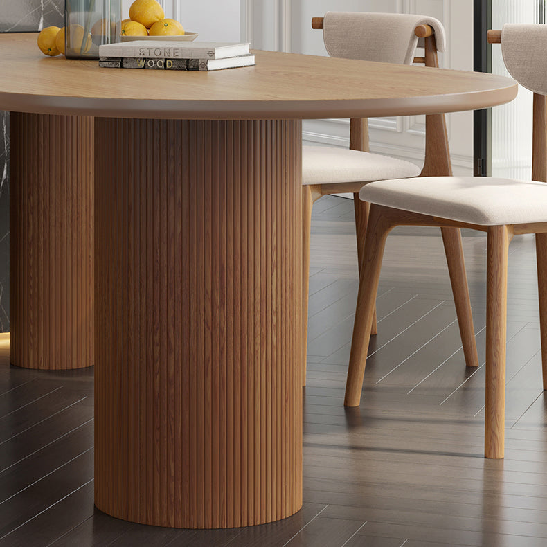 Solid Wood Contemporary Free Form Dining Table Wood Top Table for Dining Room and Kitchen Clearhalo ' dining_table' 'Dining Tables & Seating' 'Dining Tables' 'furn' 'furn_dining_table' 'Furniture' 'furniture_dining_table' 'Kitchen & Dining Furniture' 'kitchen&dining_furn' 'kitchen' 'kitchen_dining_table' 3662578