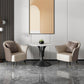 Round Shape White Dining Table Sintered Stone Table Contemporary with Tulip Base Clearhalo ' dining_table' 'Dining Tables & Seating' 'Dining Tables' 'furn' 'furn_dining_table' 'Furniture' 'furniture_dining_table' 'Kitchen & Dining Furniture' 'kitchen&dining_furn' 'kitchen' 'kitchen_dining_table' 3662584