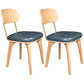 Industrial Dining Room Chair Open Back Side Chair with Wood Legs for Home Use Blue 2 Piece Set Natural Wood Clearhalo ' kitchen&dining_furn' 'Dining Chairs' 'Dining Tables & Seating' 'dining_chair' 'furn' 'furn_dining_chair' 'Furniture' 'furniture_dining_chair' 'Kitchen & Dining Furniture' 'kitchen' 3662653