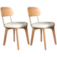 Industrial Dining Room Chair Open Back Side Chair with Wood Legs for Home Use White 2 Piece Set Natural Wood Clearhalo ' kitchen&dining_furn' 'Dining Chairs' 'Dining Tables & Seating' 'dining_chair' 'furn' 'furn_dining_chair' 'Furniture' 'furniture_dining_chair' 'Kitchen & Dining Furniture' 'kitchen' 3662668