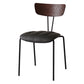 Industrial Style Metal Matte Finish Side Chair Open Back Dining Side Chair for Dining Room Clearhalo ' kitchen&dining_furn' 'Dining Chairs' 'Dining Tables & Seating' 'dining_chair' 'furn' 'furn_dining_chair' 'Furniture' 'furniture_dining_chair' 'Kitchen & Dining Furniture' 'kitchen' 3662755