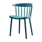 Scandinavian Style Plastic Dining Armless Chair Windsor Back Side Chair for Home Use Blue Windsor 1 Piece Clearhalo ' kitchen&dining_furn' 'Dining Chairs' 'Dining Tables & Seating' 'dining_chair' 'furn' 'furn_dining_chair' 'Furniture' 'furniture_dining_chair' 'Kitchen & Dining Furniture' 'kitchen' 3662860