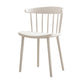 Scandinavian Style Plastic Dining Armless Chair Windsor Back Side Chair for Home Use Light Coffee Windsor 1 Piece Clearhalo ' kitchen&dining_furn' 'Dining Chairs' 'Dining Tables & Seating' 'dining_chair' 'furn' 'furn_dining_chair' 'Furniture' 'furniture_dining_chair' 'Kitchen & Dining Furniture' 'kitchen' 3662875