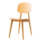 Scandinavian Style Plastic Dining Armless Chair Windsor Back Side Chair for Home Use Orange Open 1 Piece Clearhalo ' kitchen&dining_furn' 'Dining Chairs' 'Dining Tables & Seating' 'dining_chair' 'furn' 'furn_dining_chair' 'Furniture' 'furniture_dining_chair' 'Kitchen & Dining Furniture' 'kitchen' 3662896
