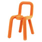 Modern Indoor-Outdoor Side Chair Multicolor Open Back Side Dining Chairs Orange 1 Piece Clearhalo ' kitchen&dining_furn' 'Dining Chairs' 'Dining Tables & Seating' 'dining_chair' 'furn' 'furn_dining_chair' 'Furniture' 'furniture_dining_chair' 'Kitchen & Dining Furniture' 'kitchen' 3662955