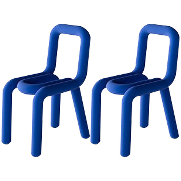 Modern Indoor-Outdoor Side Chair Multicolor Open Back Side Dining Chairs Blue 2 Piece Set Clearhalo ' kitchen&dining_furn' 'Dining Chairs' 'Dining Tables & Seating' 'dining_chair' 'furn' 'furn_dining_chair' 'Furniture' 'furniture_dining_chair' 'Kitchen & Dining Furniture' 'kitchen' 3662986