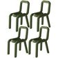 Modern Indoor-Outdoor Side Chair Multicolor Open Back Side Dining Chairs Olive Green 4 Piece Set Clearhalo ' kitchen&dining_furn' 'Dining Chairs' 'Dining Tables & Seating' 'dining_chair' 'furn' 'furn_dining_chair' 'Furniture' 'furniture_dining_chair' 'Kitchen & Dining Furniture' 'kitchen' 3662990