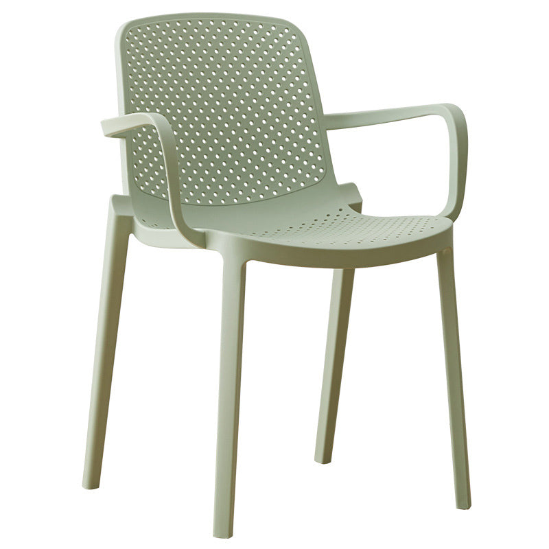 Modern Plastic Solid Back Side Chair 32"H Acrylic Dining Chair for Restaurant Clearhalo ' kitchen&dining_furn' 'Dining Chairs' 'Dining Tables & Seating' 'dining_chair' 'furn' 'furn_dining_chair' 'Furniture' 'furniture_dining_chair' 'Kitchen & Dining Furniture' 'kitchen' 3663036