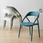Scandinavian Plastic Stacked Side Chair Open Back Dining Side Chair for Home Use Clearhalo ' kitchen&dining_furn' 'Dining Chairs' 'Dining Tables & Seating' 'dining_chair' 'furn' 'furn_dining_chair' 'Furniture' 'furniture_dining_chair' 'Kitchen & Dining Furniture' 'kitchen' 3663068