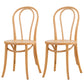 Traditional Style Dining Room Solid Wood Dining Chair Slat Back Side Chair Light Brown 2 Piece Set Natural Wood Clearhalo ' kitchen&dining_furn' 'Dining Chairs' 'Dining Tables & Seating' 'dining_chair' 'furn' 'furn_dining_chair' 'Furniture' 'furniture_dining_chair' 'Kitchen & Dining Furniture' 'kitchen' 3663127