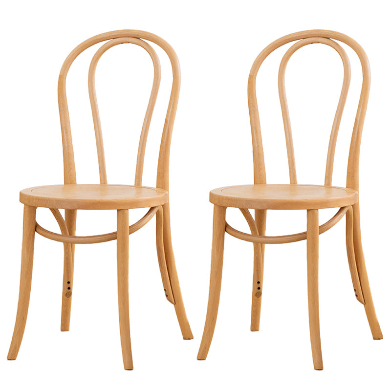 Traditional Style Dining Room Solid Wood Dining Chair Slat Back Side Chair Light Brown 2 Piece Set Natural Wood Clearhalo ' kitchen&dining_furn' 'Dining Chairs' 'Dining Tables & Seating' 'dining_chair' 'furn' 'furn_dining_chair' 'Furniture' 'furniture_dining_chair' 'Kitchen & Dining Furniture' 'kitchen' 3663127