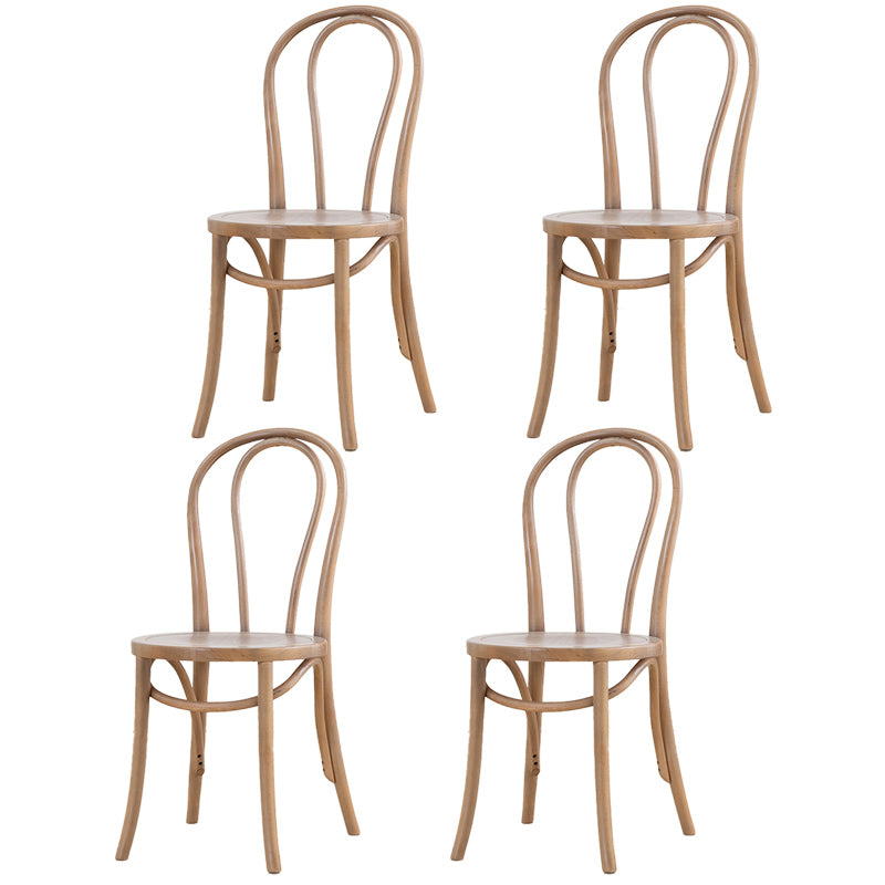 Traditional Style Dining Room Solid Wood Dining Chair Slat Back Side Chair Light Brown 4 Piece Set Gray Clearhalo ' kitchen&dining_furn' 'Dining Chairs' 'Dining Tables & Seating' 'dining_chair' 'furn' 'furn_dining_chair' 'Furniture' 'furniture_dining_chair' 'Kitchen & Dining Furniture' 'kitchen' 3663141