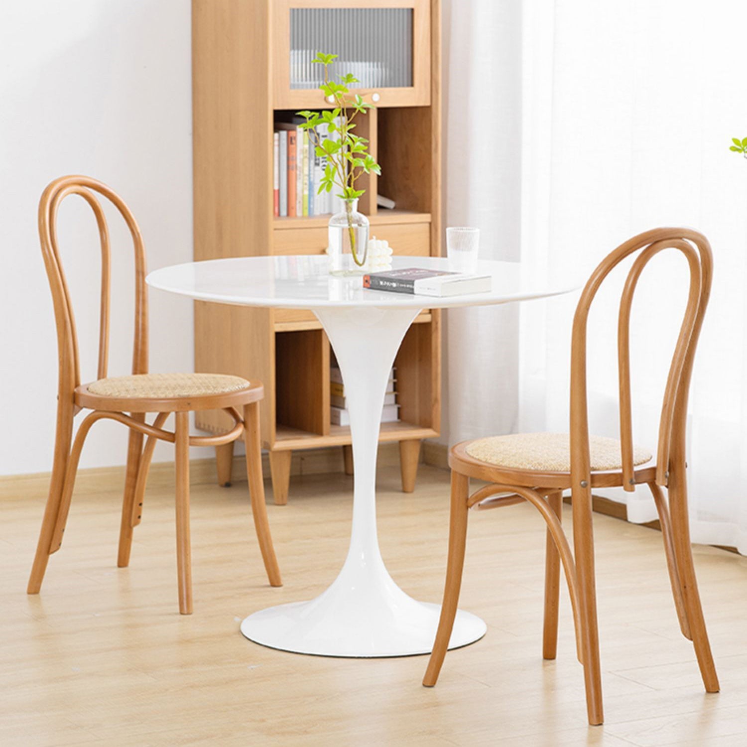 Traditional Style Dining Room Solid Wood Dining Chair Slat Back Side Chair Clearhalo ' kitchen&dining_furn' 'Dining Chairs' 'Dining Tables & Seating' 'dining_chair' 'furn' 'furn_dining_chair' 'Furniture' 'furniture_dining_chair' 'Kitchen & Dining Furniture' 'kitchen' 3663142