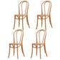 Traditional Style Dining Room Solid Wood Dining Chair Slat Back Side Chair Light Brown 4 Piece Set Brown Clearhalo ' kitchen&dining_furn' 'Dining Chairs' 'Dining Tables & Seating' 'dining_chair' 'furn' 'furn_dining_chair' 'Furniture' 'furniture_dining_chair' 'Kitchen & Dining Furniture' 'kitchen' 3663151