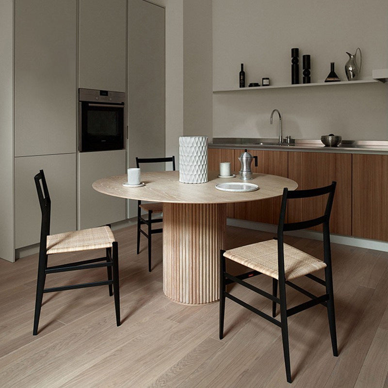 Round Solid Wood Dining Table Modern Wood Table with Pedestal for Restaurant Clearhalo ' dining_table' 'Dining Tables & Seating' 'Dining Tables' 'furn' 'furn_dining_table' 'Furniture' 'furniture_dining_table' 'Kitchen & Dining Furniture' 'kitchen&dining_furn' 'kitchen' 'kitchen_dining_table' 3670427