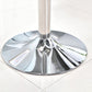 Contemporary Round Dining Room Table Tempered Glass Table with Tulip Base Clearhalo ' dining_table' 'Dining Tables & Seating' 'Dining Tables' 'furn' 'furn_dining_table' 'Furniture' 'furniture_dining_table' 'Kitchen & Dining Furniture' 'kitchen&dining_furn' 'kitchen' 'kitchen_dining_table' 3670464