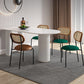 Metal Contemporary Free Form Dining Table Marble Top Table for Kitchen and Dining Room Clearhalo ' dining_table' 'Dining Tables & Seating' 'Dining Tables' 'furn' 'furn_dining_table' 'Furniture' 'furniture_dining_table' 'Kitchen & Dining Furniture' 'kitchen&dining_furn' 'kitchen' 'kitchen_dining_table' 3670484