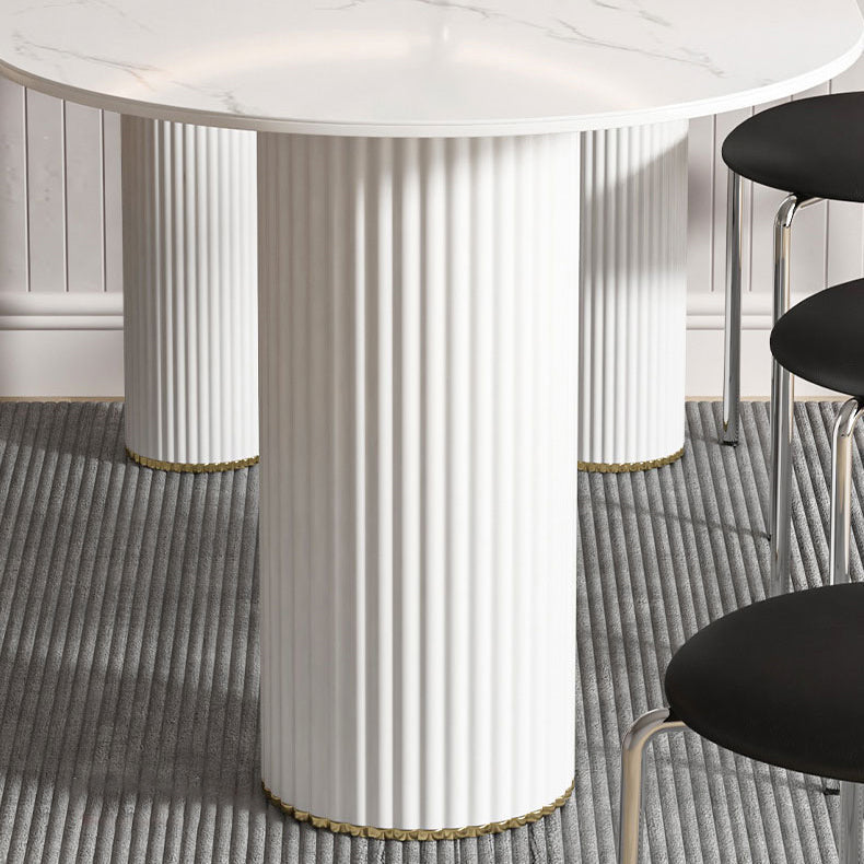Metal Contemporary Free Form Dining Table Marble Top Table for Kitchen and Dining Room Clearhalo ' dining_table' 'Dining Tables & Seating' 'Dining Tables' 'furn' 'furn_dining_table' 'Furniture' 'furniture_dining_table' 'Kitchen & Dining Furniture' 'kitchen&dining_furn' 'kitchen' 'kitchen_dining_table' 3670488
