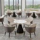 Contemporary Style Stone Dining Table Round Pedestal Table for Dining Room Clearhalo ' dining_table' 'Dining Tables & Seating' 'Dining Tables' 'furn' 'furn_dining_table' 'Furniture' 'furniture_dining_table' 'Kitchen & Dining Furniture' 'kitchen&dining_furn' 'kitchen' 'kitchen_dining_table' 3670504