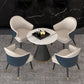 Contemporary Style Stone Dining Table Round Pedestal Table for Dining Room Clearhalo ' dining_table' 'Dining Tables & Seating' 'Dining Tables' 'furn' 'furn_dining_table' 'Furniture' 'furniture_dining_table' 'Kitchen & Dining Furniture' 'kitchen&dining_furn' 'kitchen' 'kitchen_dining_table' 3670508