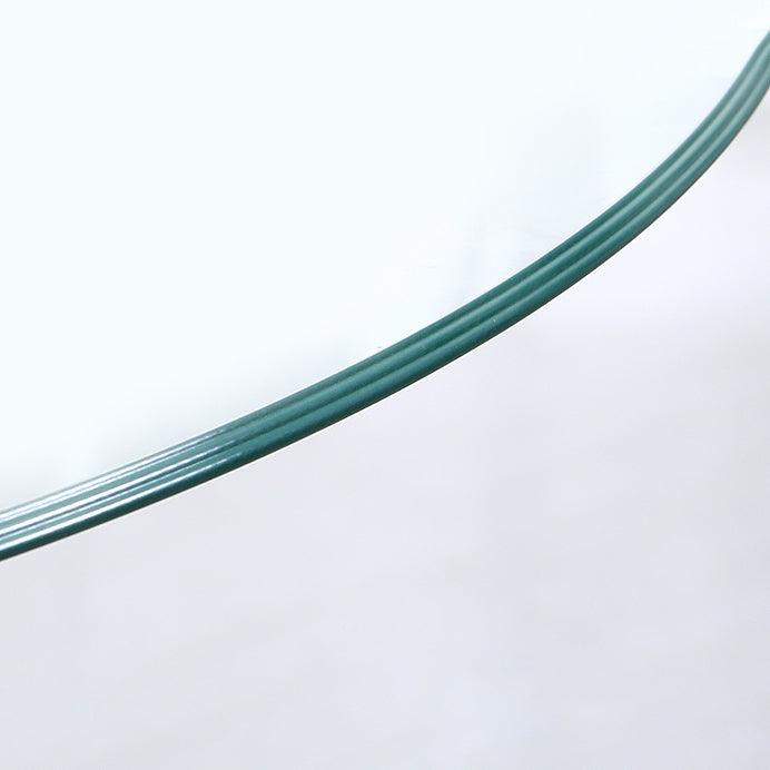Contemporary Round Dining Room Table Tempered Glass Table with Pedestal Table Clearhalo ' dining_table' 'Dining Tables & Seating' 'Dining Tables' 'furn' 'furn_dining_table' 'Furniture' 'furniture_dining_table' 'Kitchen & Dining Furniture' 'kitchen&dining_furn' 'kitchen' 'kitchen_dining_table' 3670526