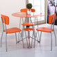 Contemporary Round Dining Room Table Tempered Glass Table with Pedestal Table Clearhalo ' dining_table' 'Dining Tables & Seating' 'Dining Tables' 'furn' 'furn_dining_table' 'Furniture' 'furniture_dining_table' 'Kitchen & Dining Furniture' 'kitchen&dining_furn' 'kitchen' 'kitchen_dining_table' 3670533