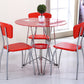 Contemporary Round Dining Room Table Tempered Glass Table with Pedestal Table Clearhalo ' dining_table' 'Dining Tables & Seating' 'Dining Tables' 'furn' 'furn_dining_table' 'Furniture' 'furniture_dining_table' 'Kitchen & Dining Furniture' 'kitchen&dining_furn' 'kitchen' 'kitchen_dining_table' 3670534