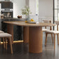 Solid Wood Modern Free Form Dining Table Wood Top Table for Dining Room Clearhalo ' dining_table' 'Dining Tables & Seating' 'Dining Tables' 'furn' 'furn_dining_table' 'Furniture' 'furniture_dining_table' 'Kitchen & Dining Furniture' 'kitchen&dining_furn' 'kitchen' 'kitchen_dining_table' 3670545
