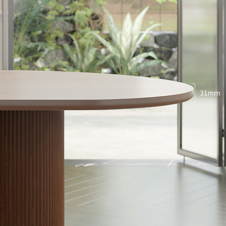 Solid Wood Modern Free Form Dining Table Wood Top Table for Dining Room Clearhalo ' dining_table' 'Dining Tables & Seating' 'Dining Tables' 'furn' 'furn_dining_table' 'Furniture' 'furniture_dining_table' 'Kitchen & Dining Furniture' 'kitchen&dining_furn' 'kitchen' 'kitchen_dining_table' 3670552