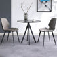 Sintered Stone Two-Color Dining Table Modern 4 Legs Table for Dining Room Clearhalo ' dining_table' 'Dining Tables & Seating' 'Dining Tables' 'furn' 'furn_dining_table' 'Furniture' 'furniture_dining_table' 'Kitchen & Dining Furniture' 'kitchen&dining_furn' 'kitchen' 'kitchen_dining_table' 3670566