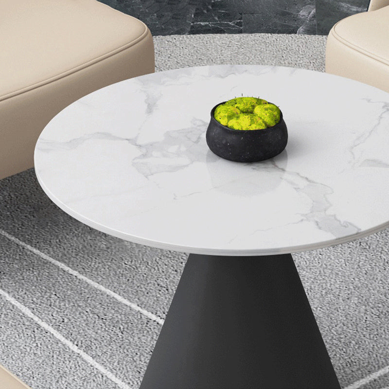 Round Pedestal Dining Table Modern Stone Furniture for Dining Room Home Clearhalo ' dining_table' 'Dining Tables & Seating' 'Dining Tables' 'furn' 'furn_dining_table' 'Furniture' 'furniture_dining_table' 'Kitchen & Dining Furniture' 'kitchen&dining_furn' 'kitchen' 'kitchen_dining_table' 3670585