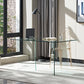 Rectangle Double Pedestal Home Furniture Clear Glass Dining Room Collection Clearhalo ' dining_table' 'Dining Tables & Seating' 'Dining Tables' 'furn' 'furn_dining_table' 'Furniture' 'furniture_dining_table' 'Kitchen & Dining Furniture' 'kitchen&dining_furn' 'kitchen' 'kitchen_dining_table' 3670606