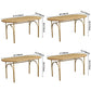 Contemporary Solid Wood Khaki Dining Table Oval Shape Standard Dining Table for Kitchen Clearhalo ' dining_table' 'Dining Tables & Seating' 'Dining Tables' 'furn' 'furn_dining_table' 'Furniture' 'furniture_dining_table' 'Kitchen & Dining Furniture' 'kitchen&dining_furn' 'kitchen' 'kitchen_dining_table' 3670626