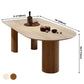 Solid Wood Contemporary Free Form Indoor Table Wood Top Table for Dining Room Clearhalo ' dining_table' 'Dining Tables & Seating' 'Dining Tables' 'furn' 'furn_dining_table' 'Furniture' 'furniture_dining_table' 'Kitchen & Dining Furniture' 'kitchen&dining_furn' 'kitchen' 'kitchen_dining_table' 3670656