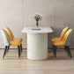 Modern Dining Table Sintered Stone Dining Table with Double Pedestal for Dining Room Clearhalo ' dining_table' 'Dining Tables & Seating' 'Dining Tables' 'furn' 'furn_dining_table' 'Furniture' 'furniture_dining_table' 'Kitchen & Dining Furniture' 'kitchen&dining_furn' 'kitchen' 'kitchen_dining_table' 3670669